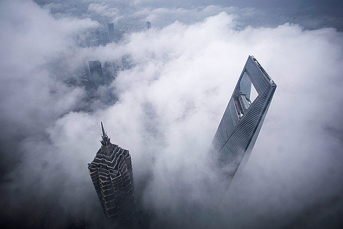 Небоскреб Shanghai World Financial Center в Шанхае. Фото: Aly Song/Reuters