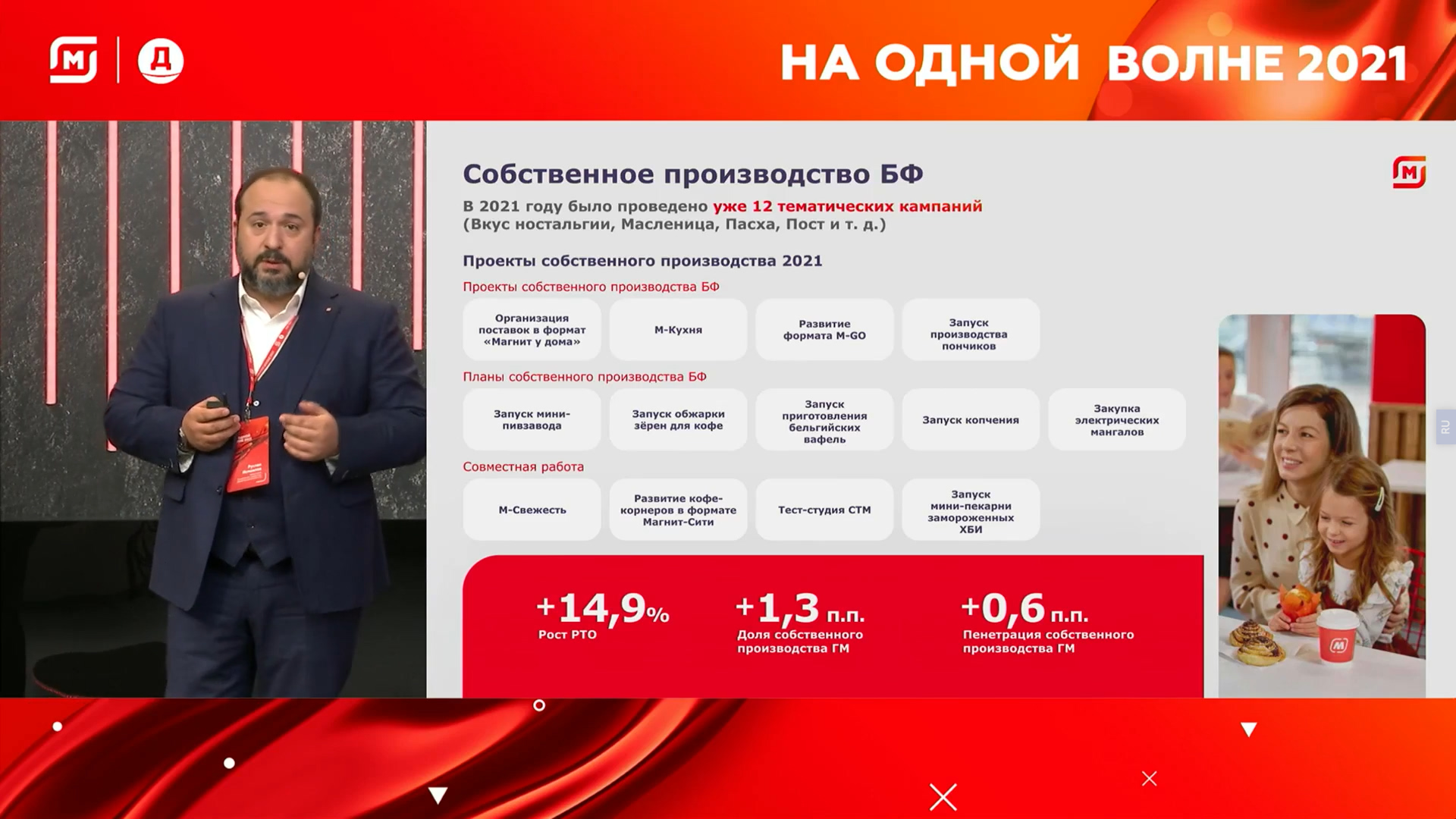 Директор розничной сети «Магнит» Руслан Исмаилов и собственное производство