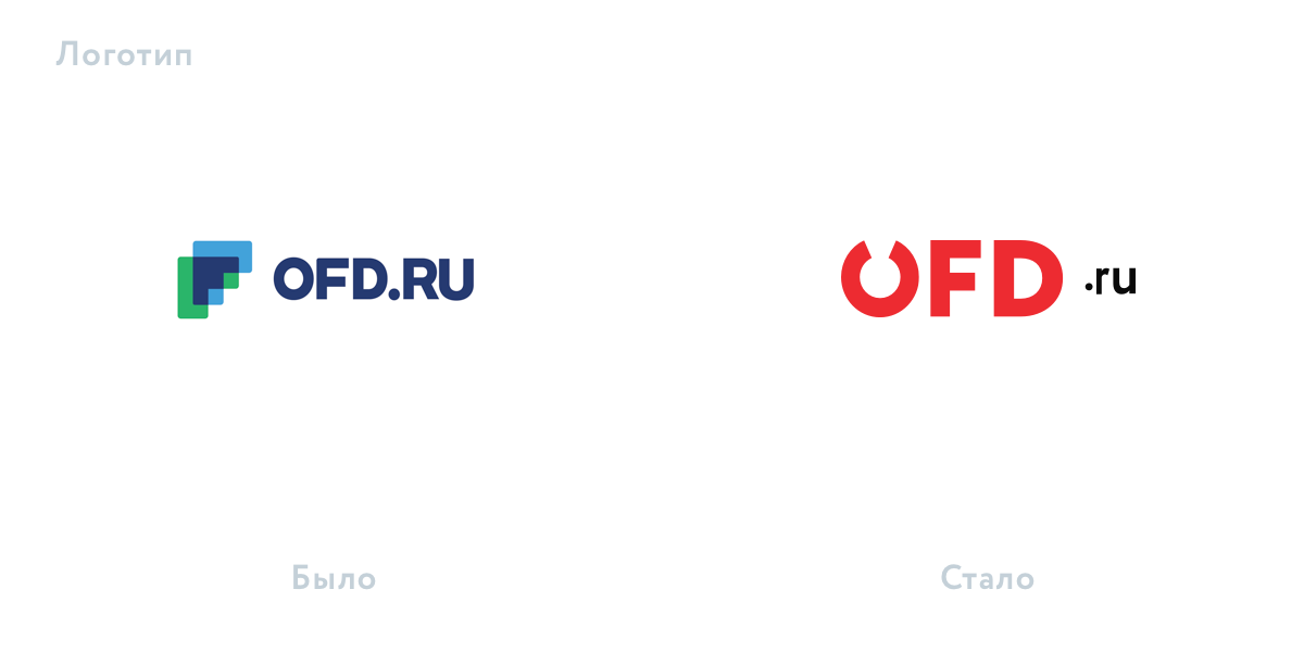 Есть логотип. OFD.ru логотип. Ребрендинг логотипа. Логотипы брендов было стало