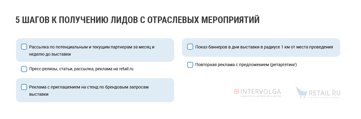 5 шагов к получению лидов с выставки 5 шагов к получению лидов с выставки