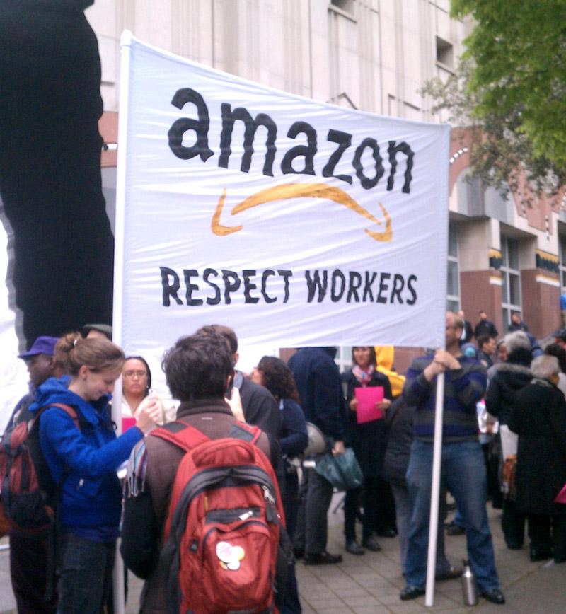 «Amazon – уважай рабочих»