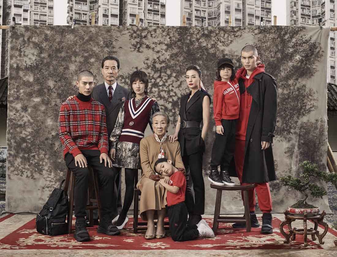 Пугающая фотосессия Burberry