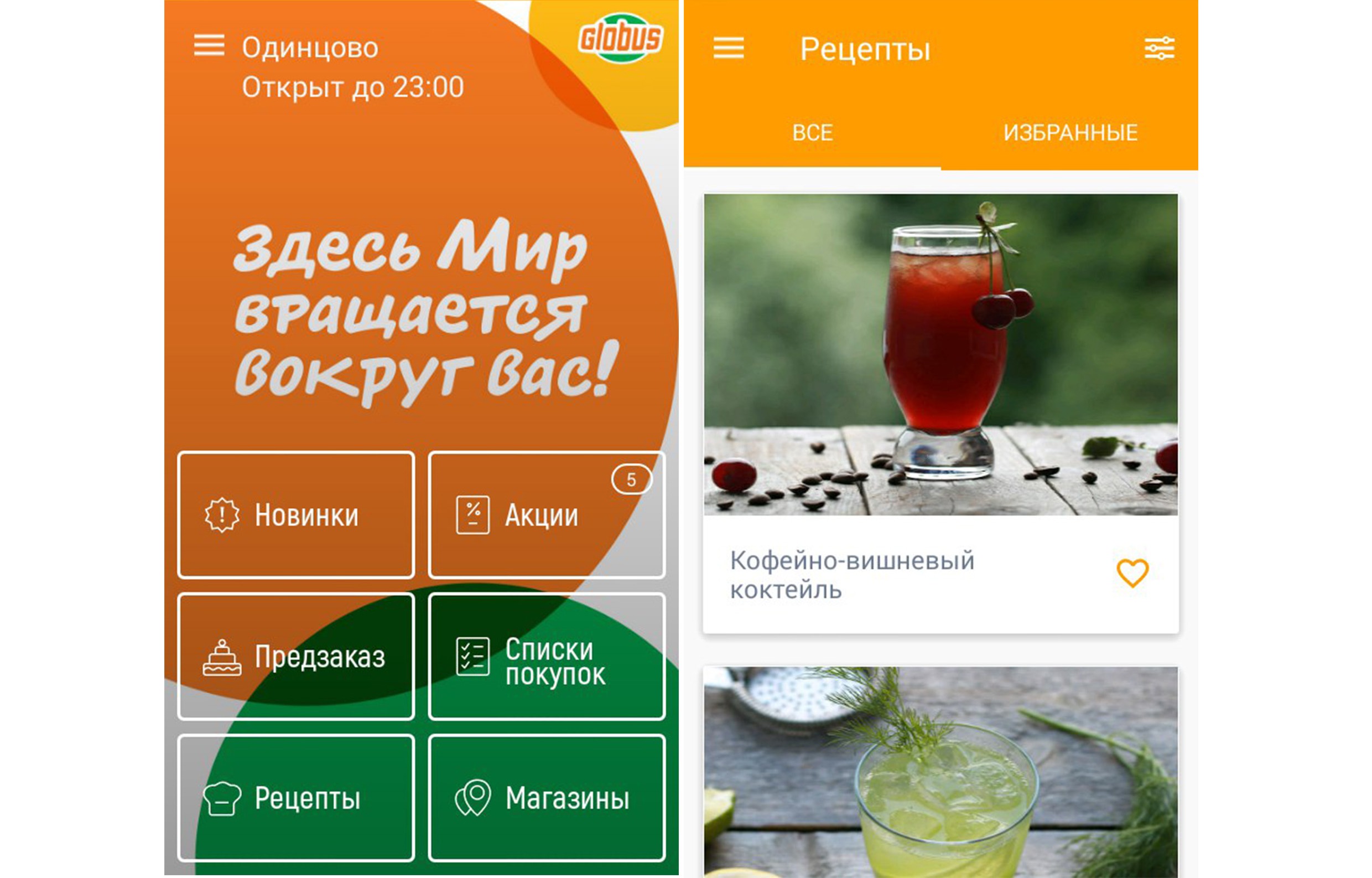 какая информация представлена в разделе каталог мобильного приложения бристоль ответ