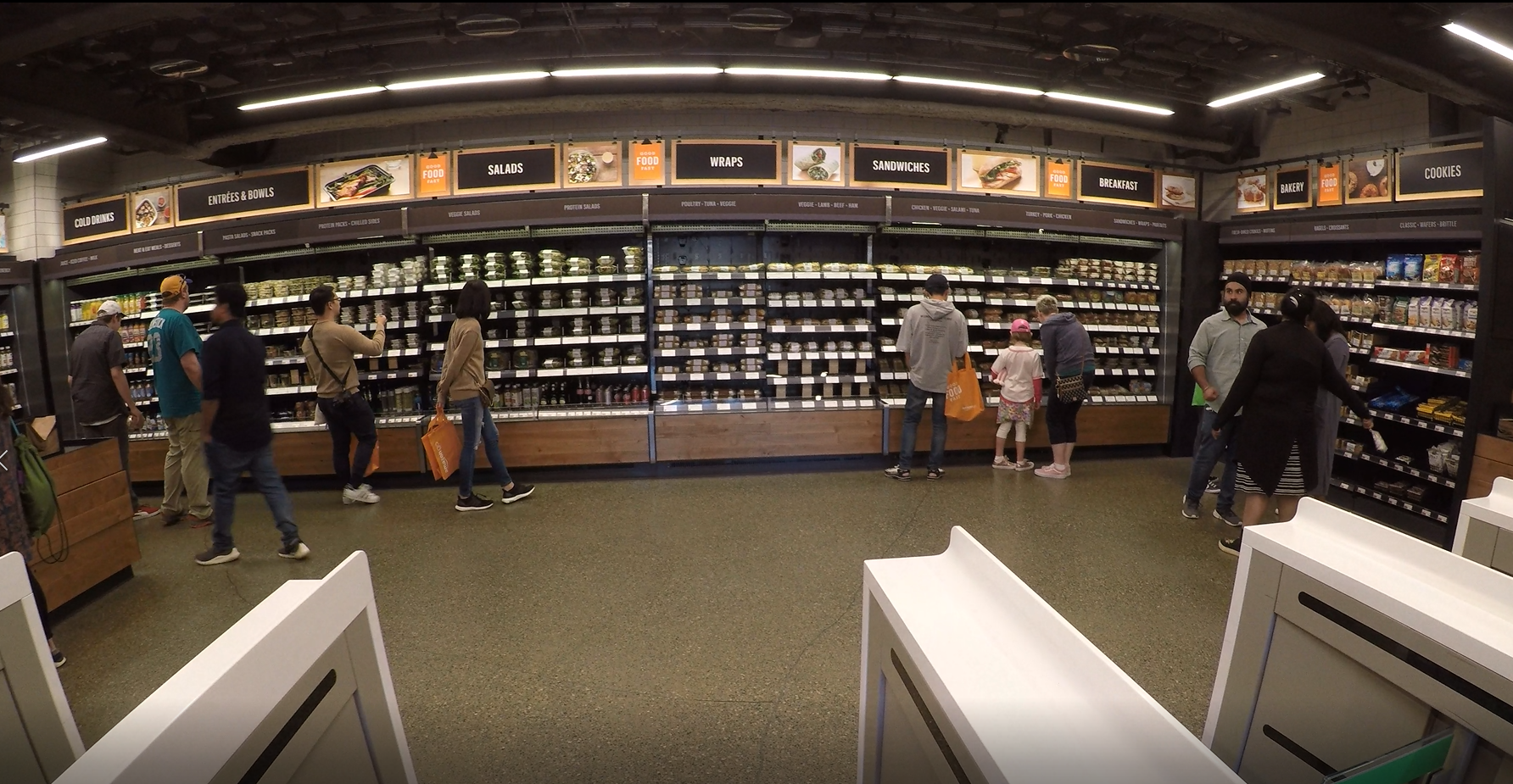 Amazon Go: беспилотные магазины в США