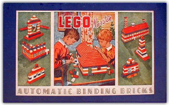 Первые упаковки Lego