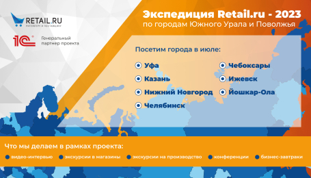 5 июля в Уфе пройдет конференция в рамках «Экспедиции Retail.ru 2023»
