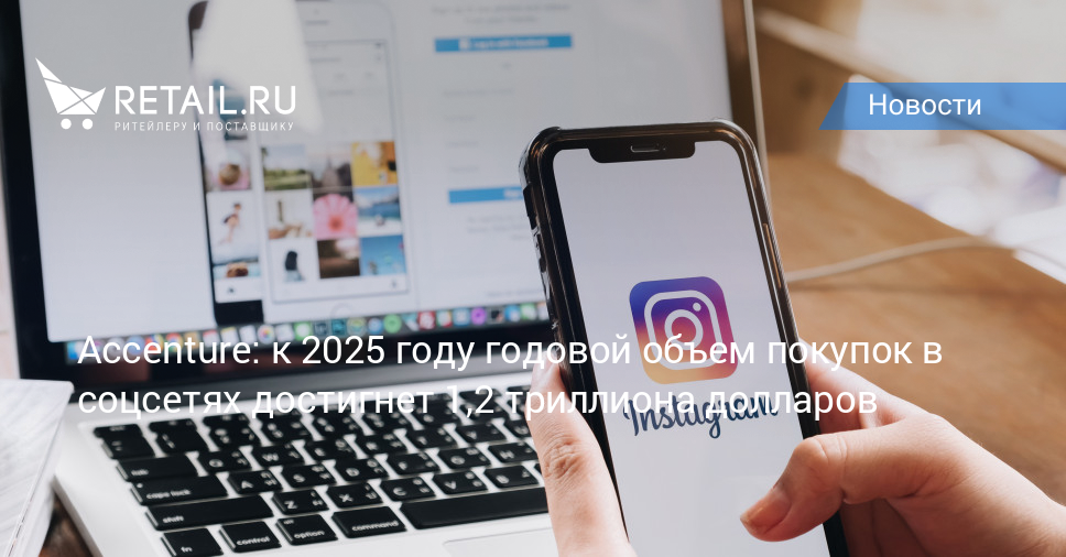 Accenture к 2025 году годовой объем покупок в соцсетях достигнет 1,2